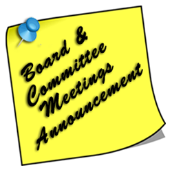 Board & Committee Meetings